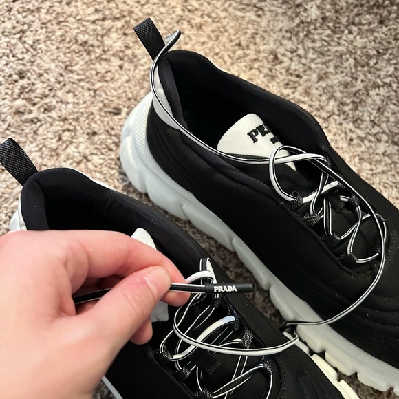 Prada Black Calzature Donna Sneakers - Picture 12 of 15